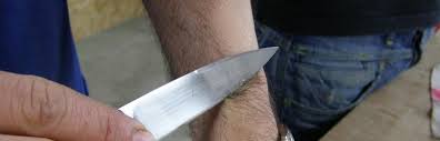 test couteau